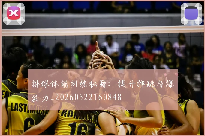 排球体能训练秘籍:提升弹跳与爆发力_20260522160848